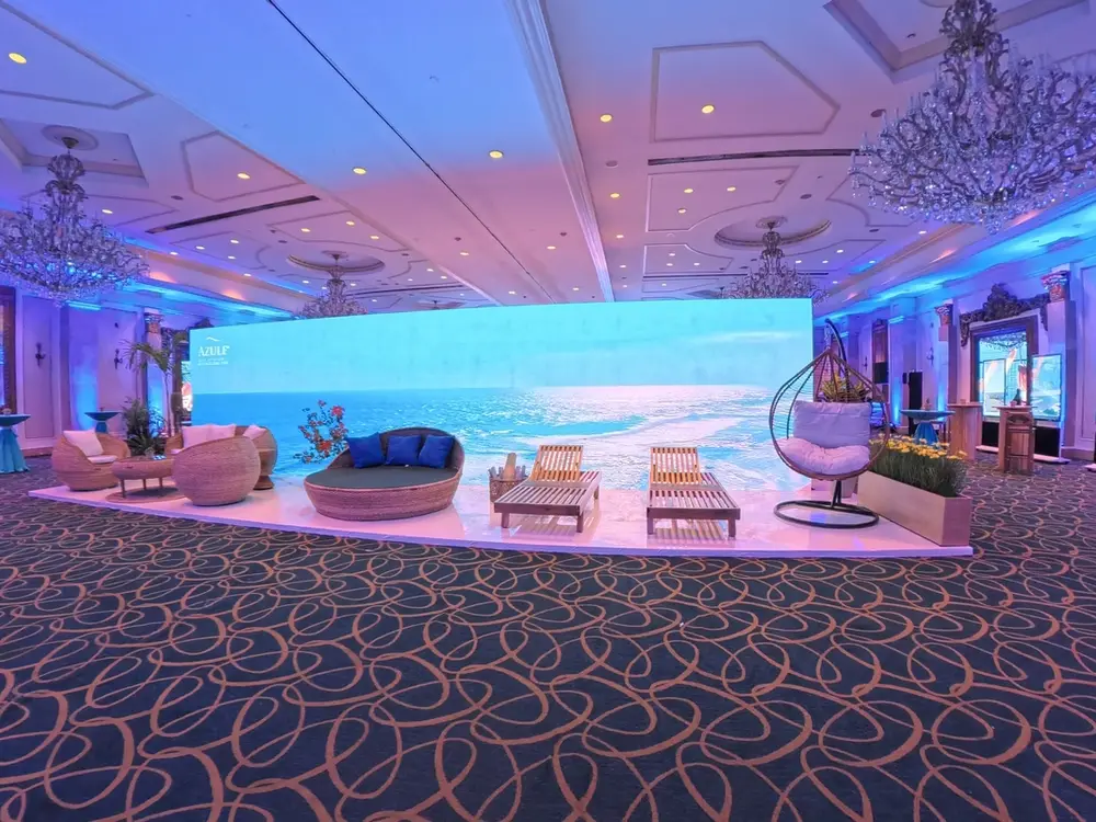 Pantalla LED y video wall de Memories Sound Live en un evento en El Salvador 3