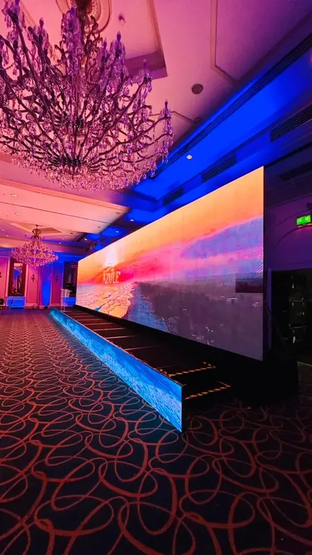 Pantalla LED y video wall de Memories Sound Live en un evento en El Salvador 4